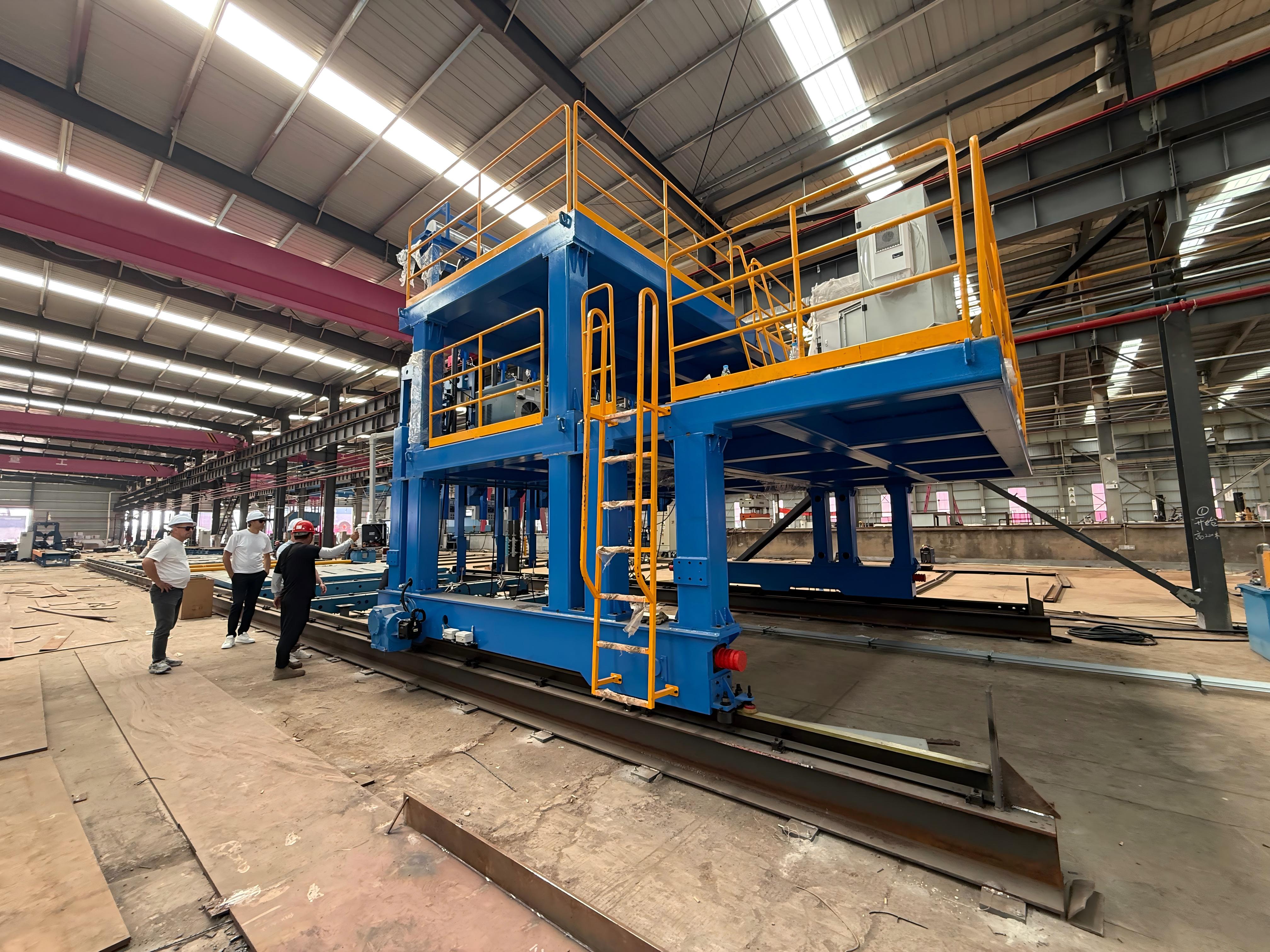 T beam welding machine
