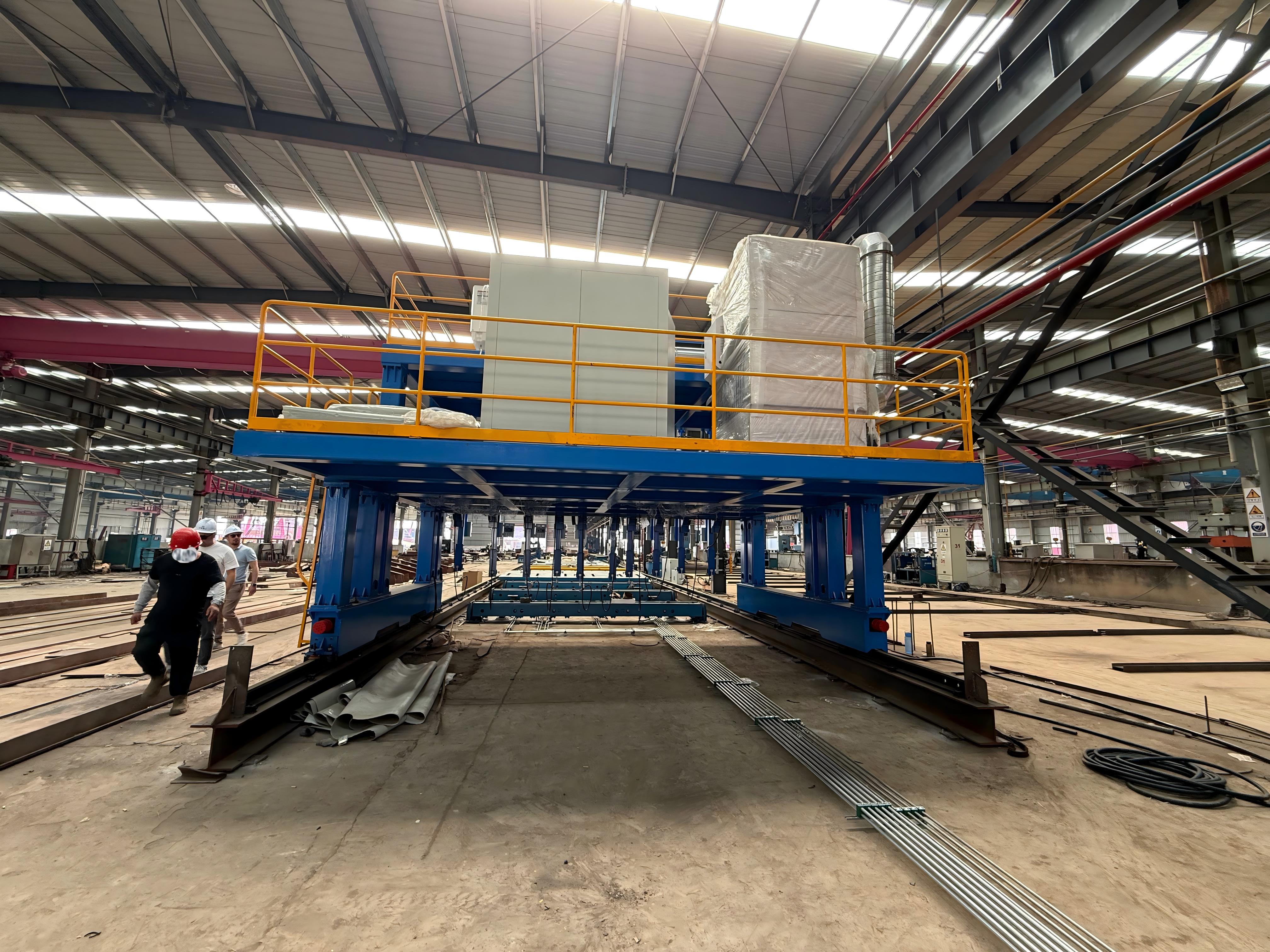 T beam welding machine