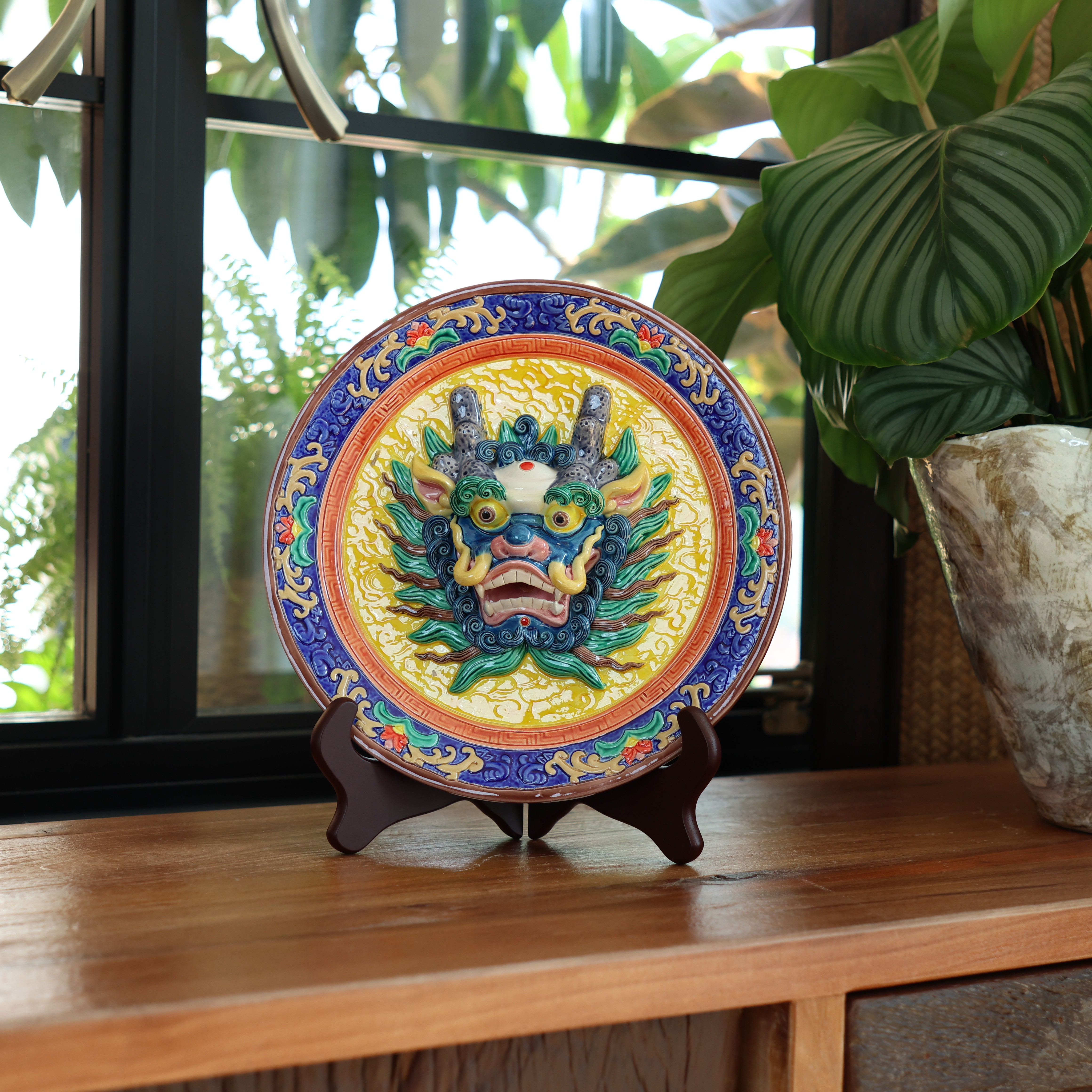 Lucky Dragon Commemorative Plate