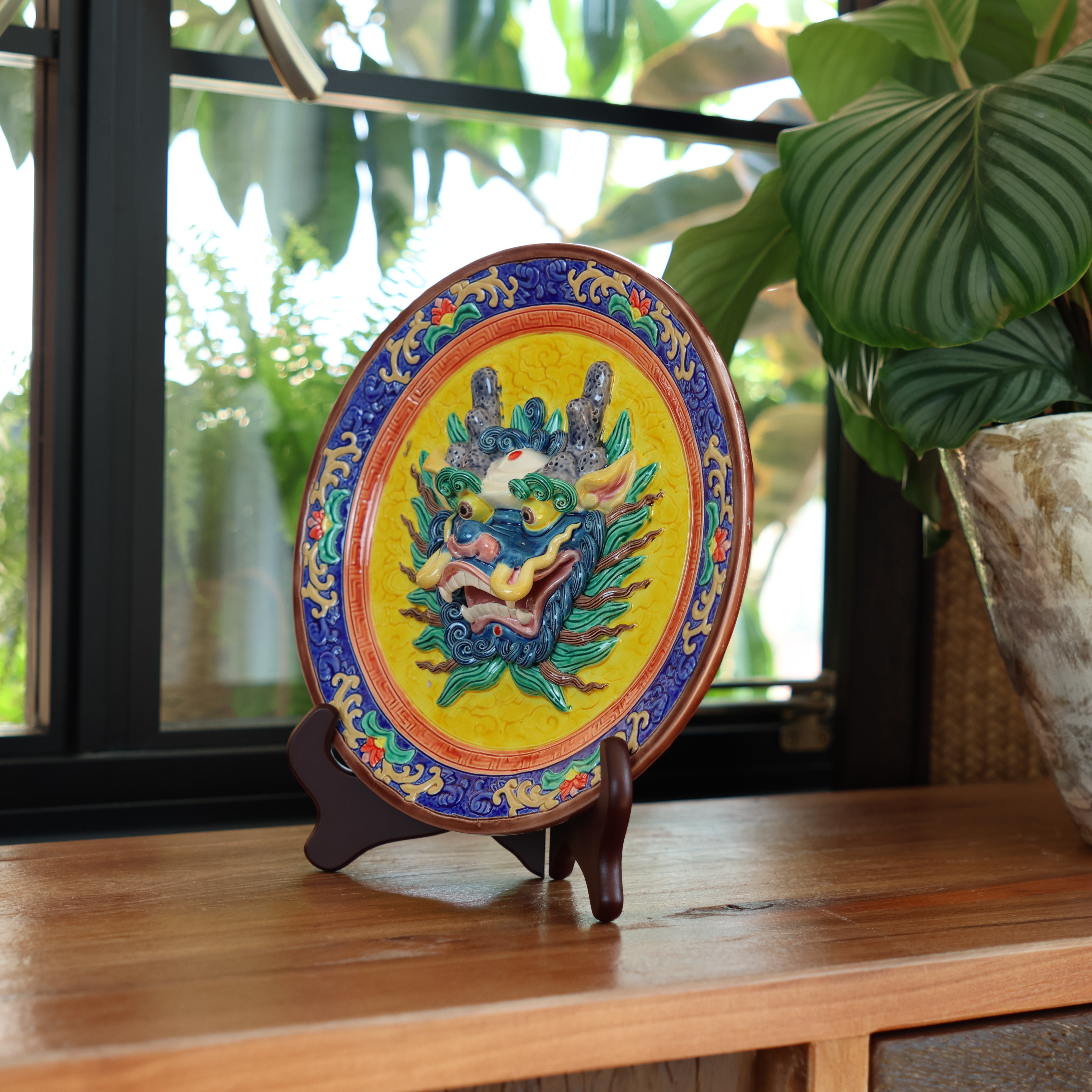 Lucky Dragon Commemorative Plate