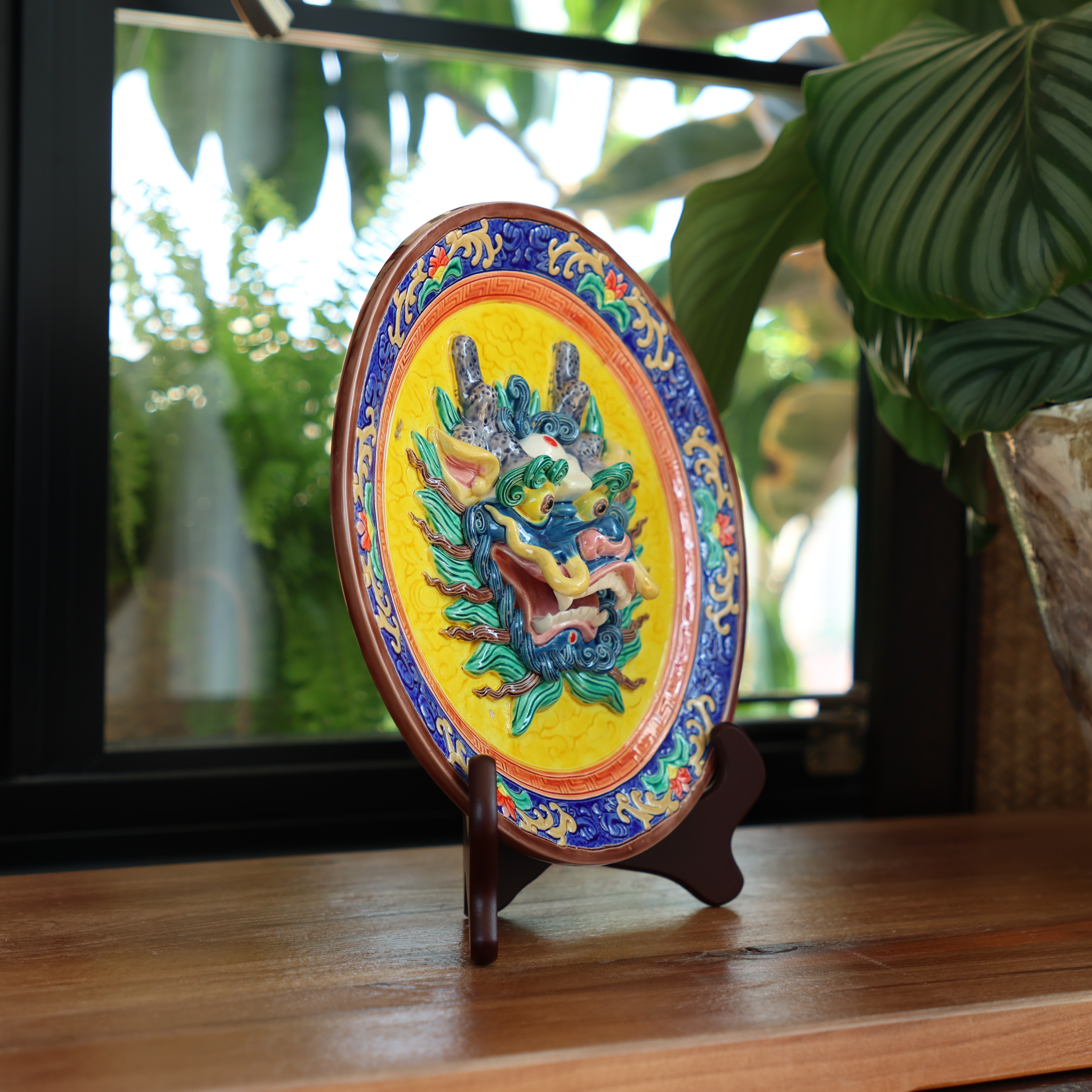 Lucky Dragon Commemorative Plate