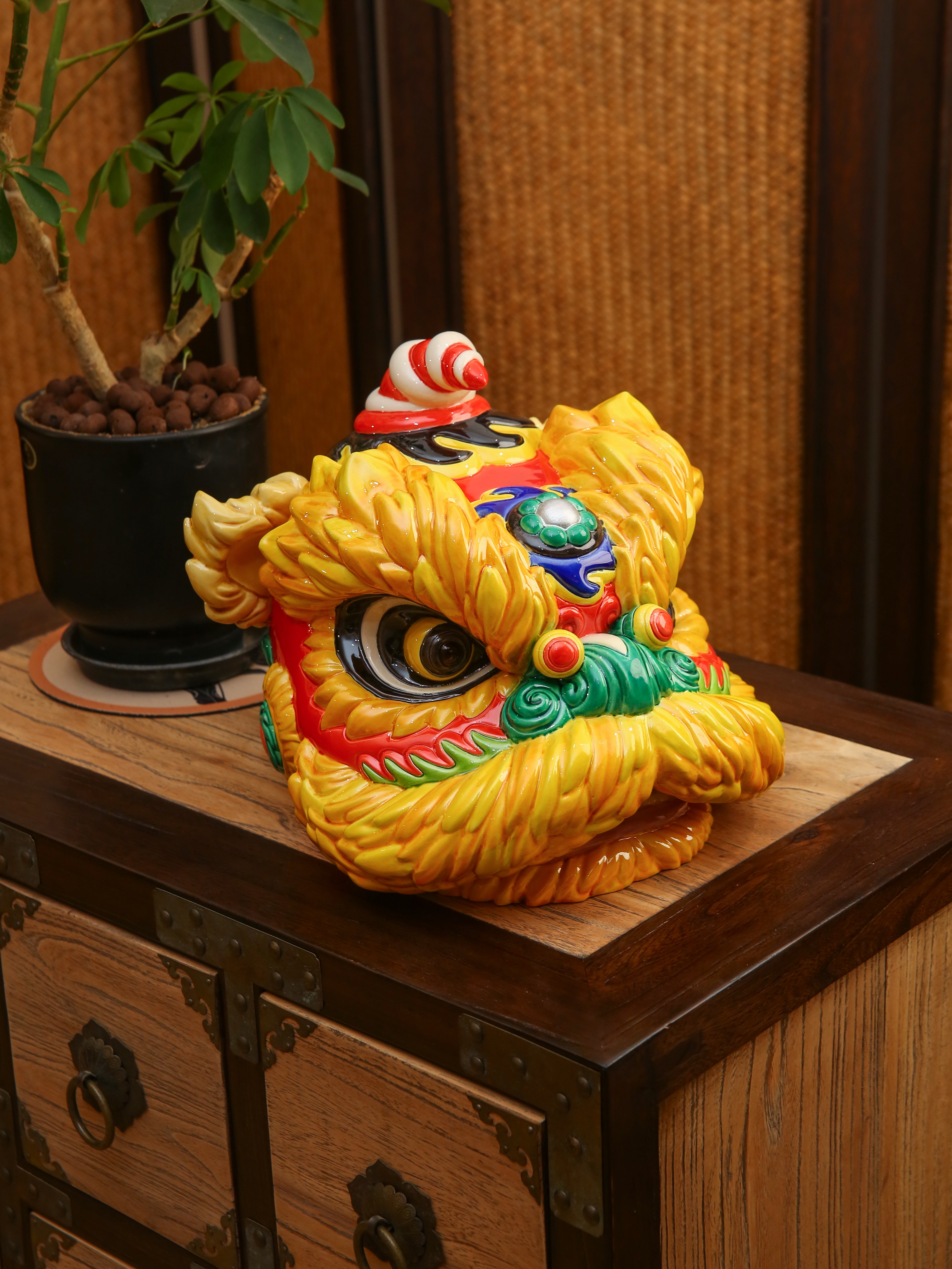 Lion Dance Drums of Good Fortune