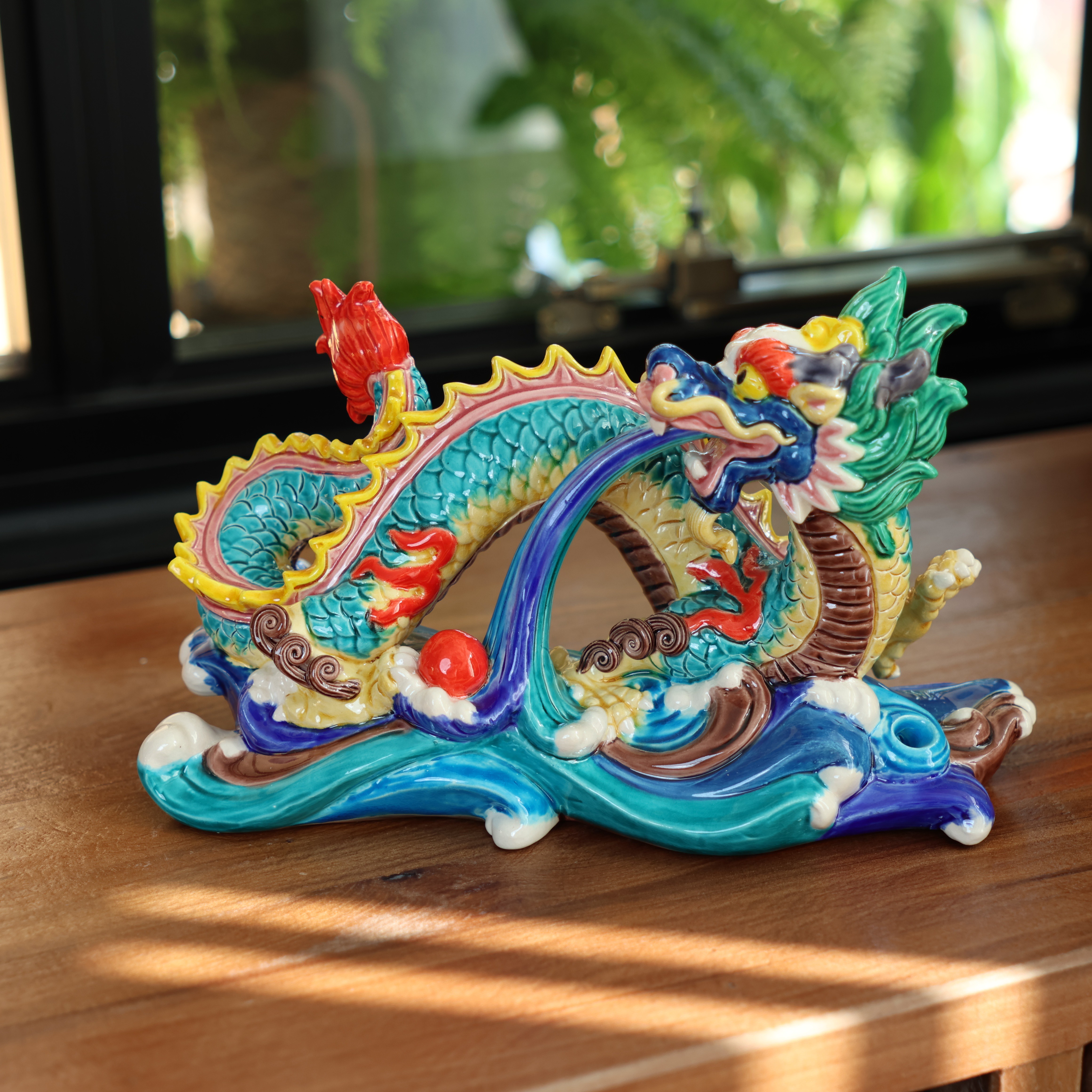 Dragon Soaring Across the Seas
