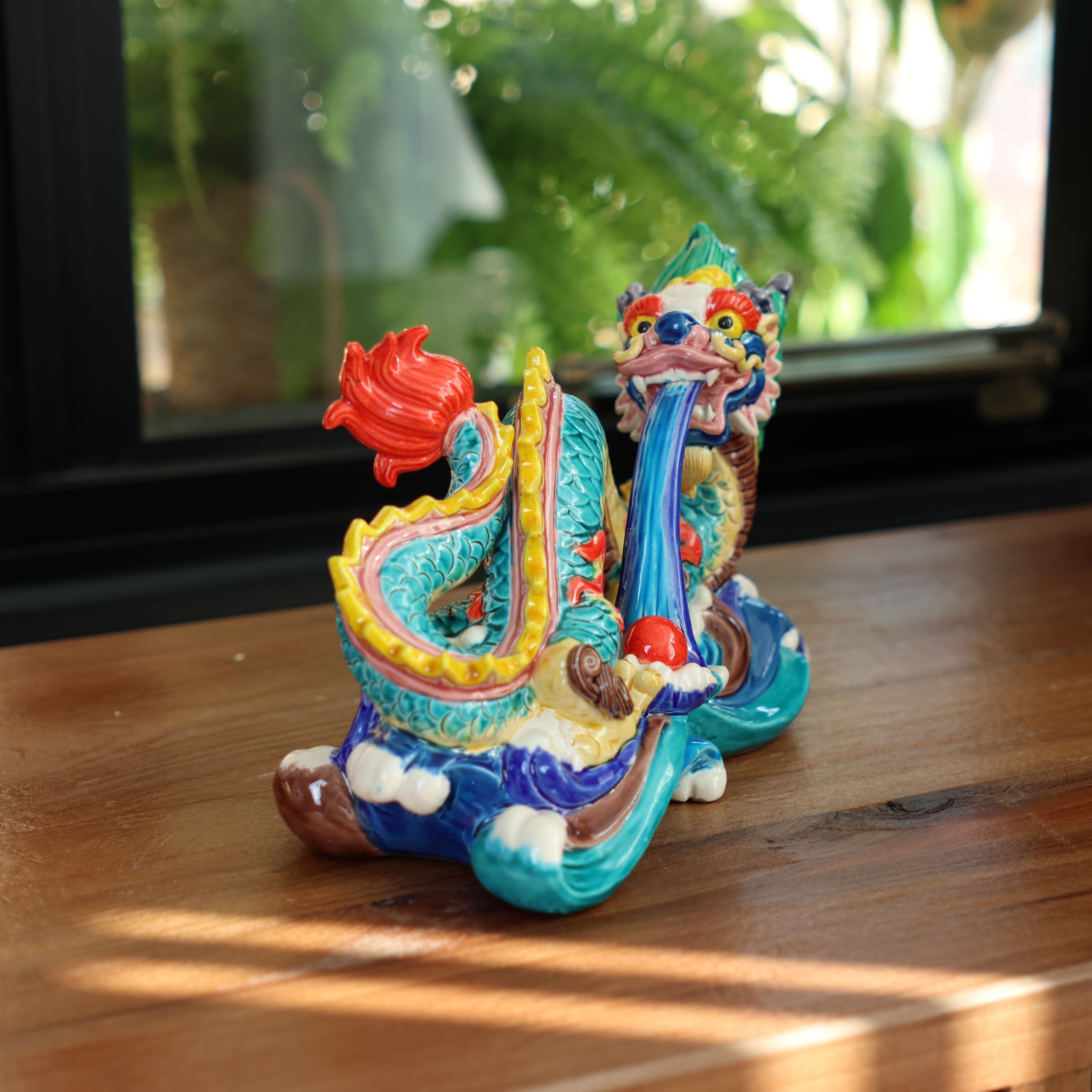 Dragon Soaring Across the Seas