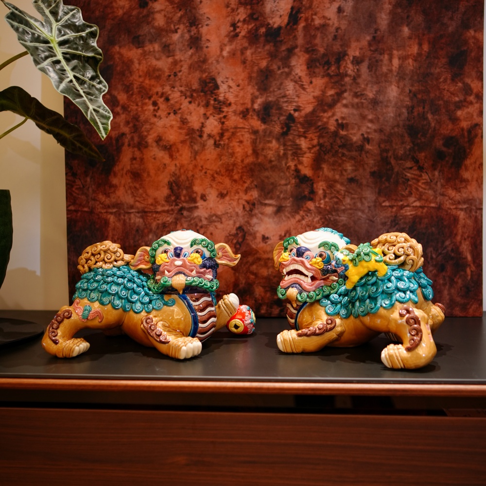 吉祥双狮Auspicious Pair of Lions