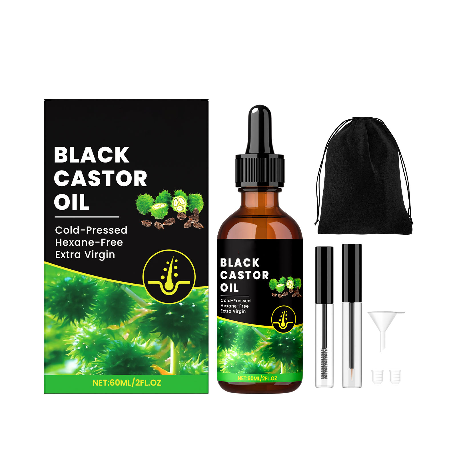 Castor oil hair care essential oil hair nourishing care hair root perm hair color care hair essence oil