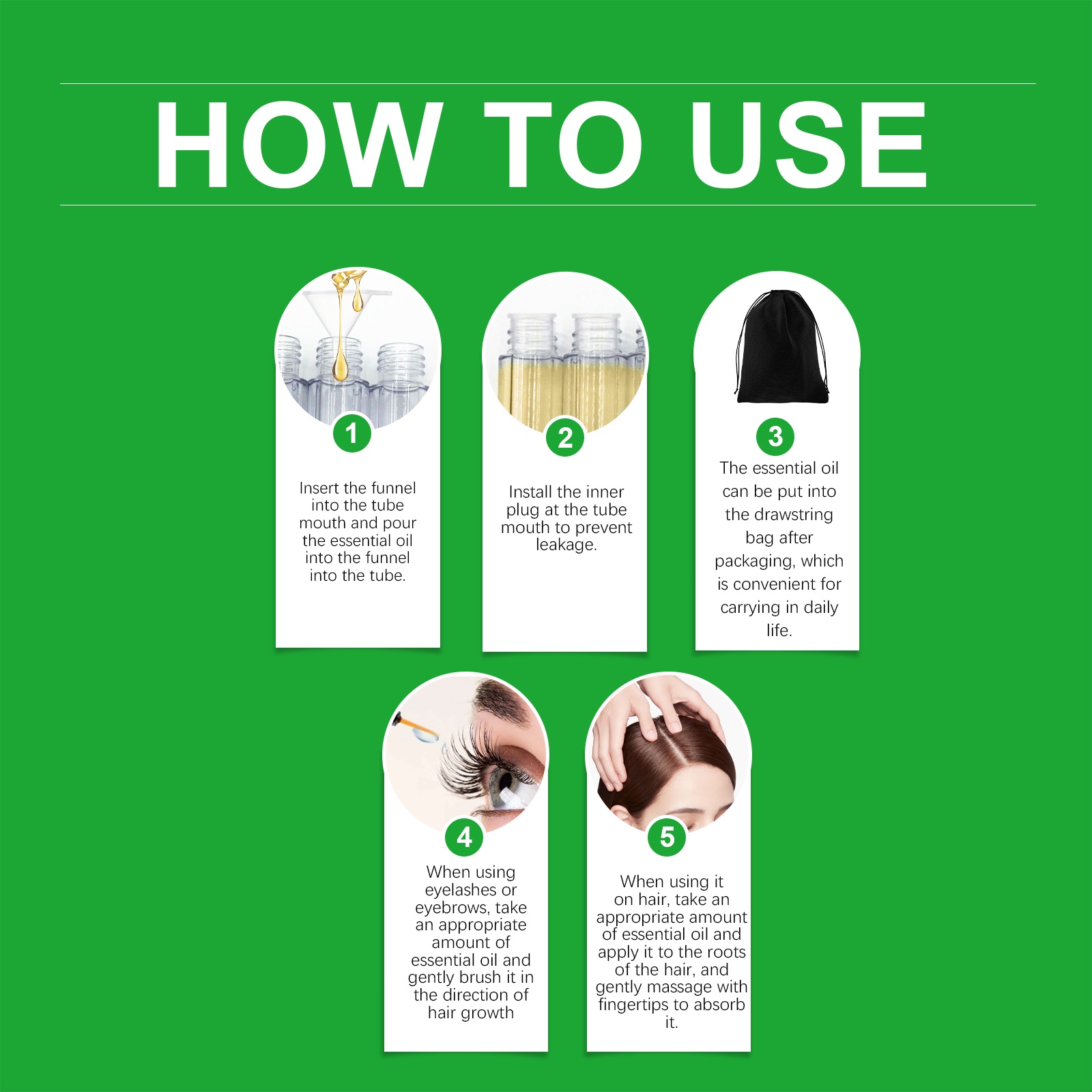 Castor oil hair care essential oil hair nourishing care hair root perm hair color care hair essence oil