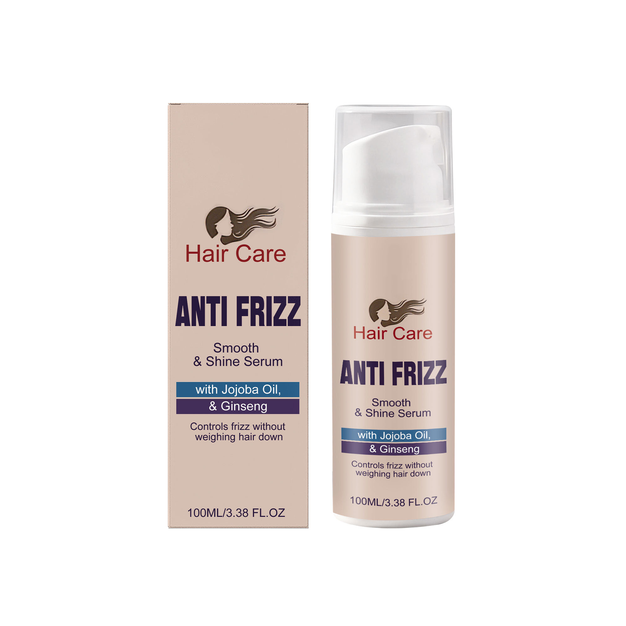 Soft hair care essence, perm and dye hair, care for hair, smooth and bright, apply hair care essence daily