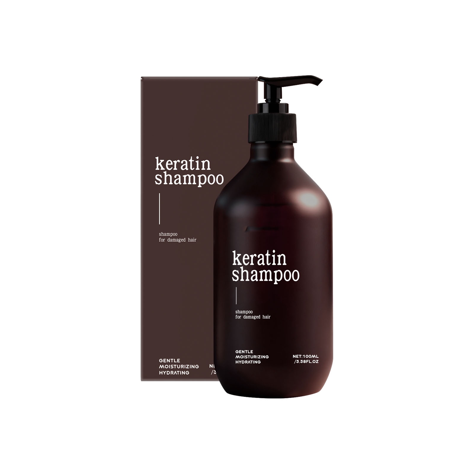 Keratin shampoo gently cleanses the scalp and leaves the hair feeling light, silky, and smooth