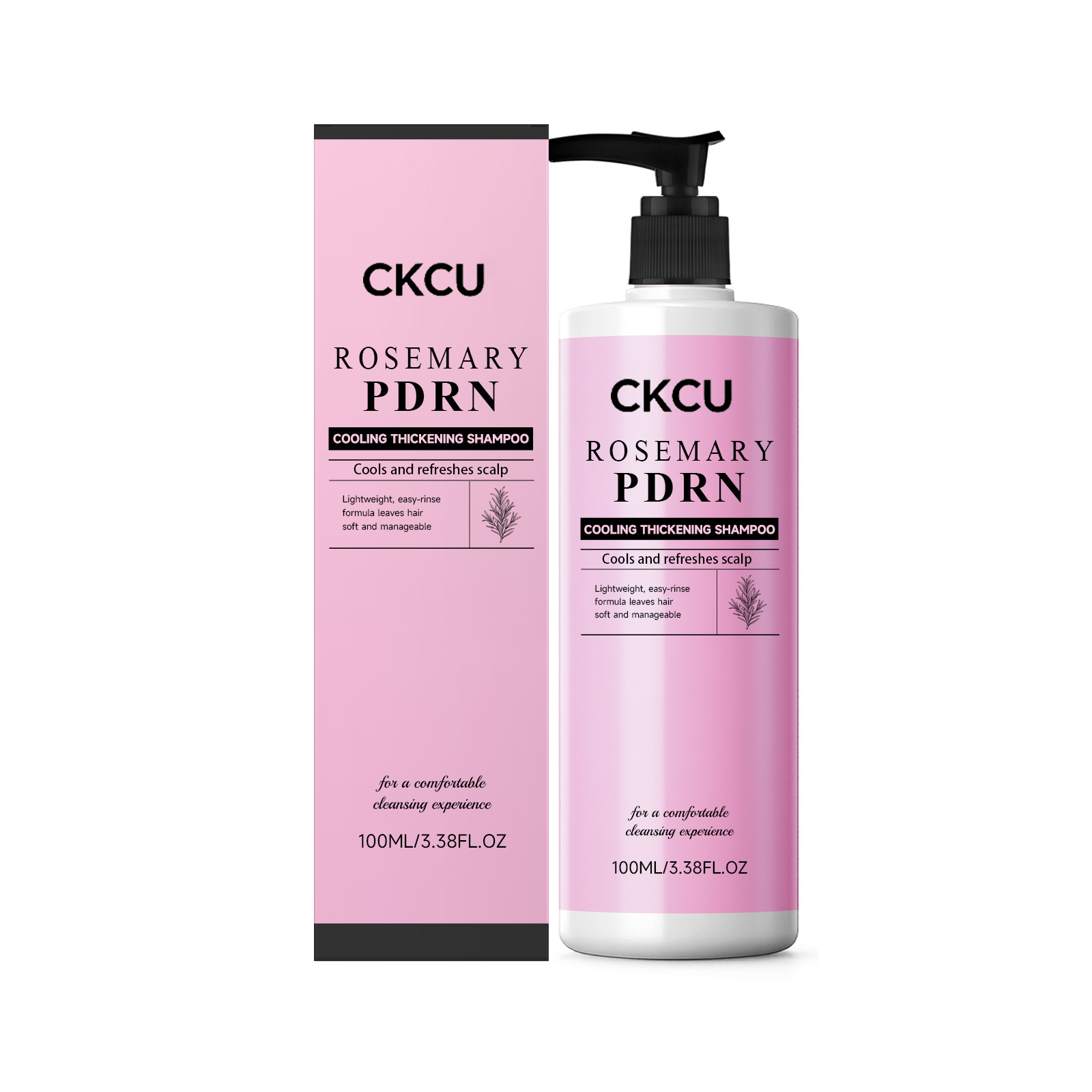 Amino acid shampoo is gentle for daily cleaning, with smooth and lightweight hair care