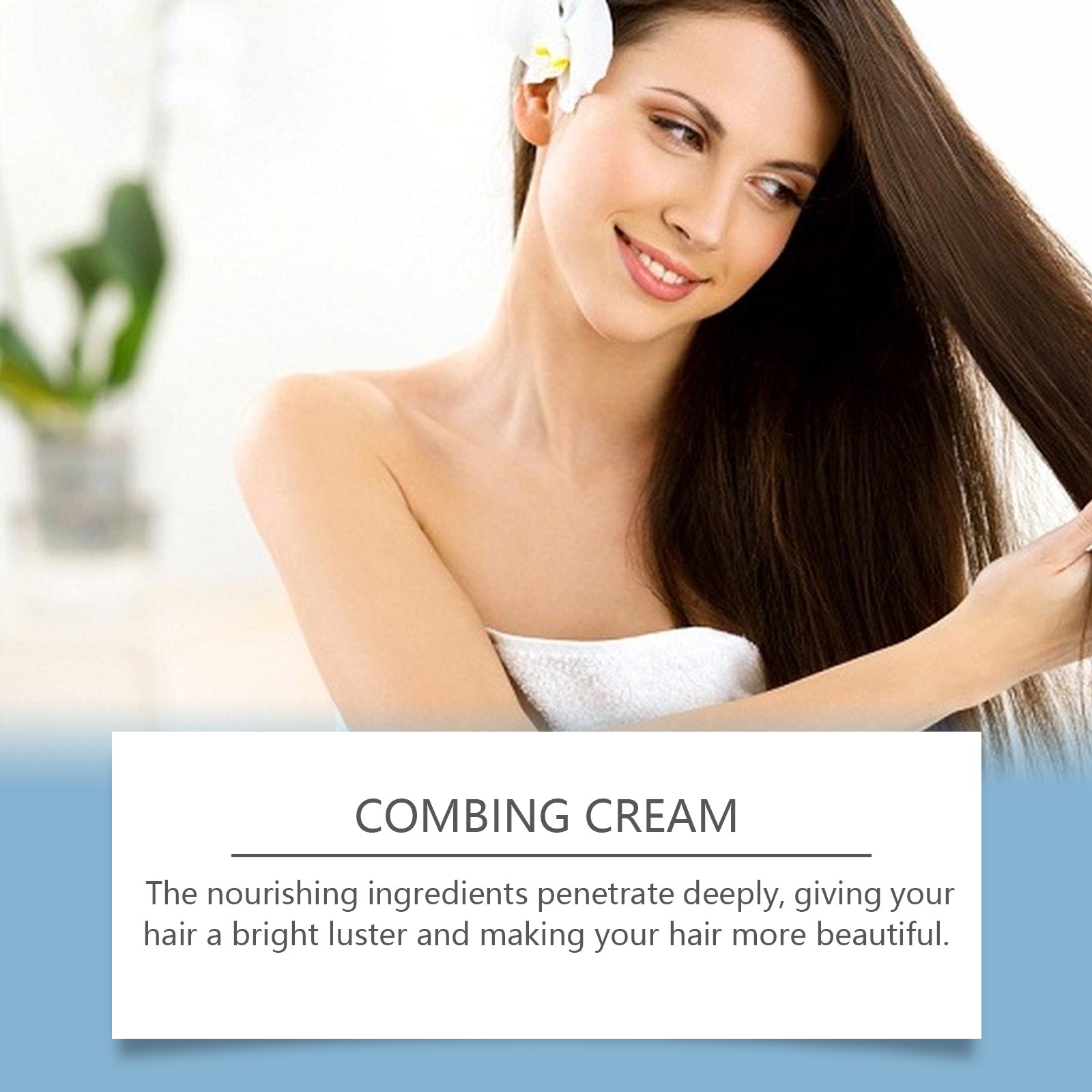 No wash hair conditioner is lightweight and improves dry and frizzy hair, making it smooth and refreshing. It nourishes and protects hair