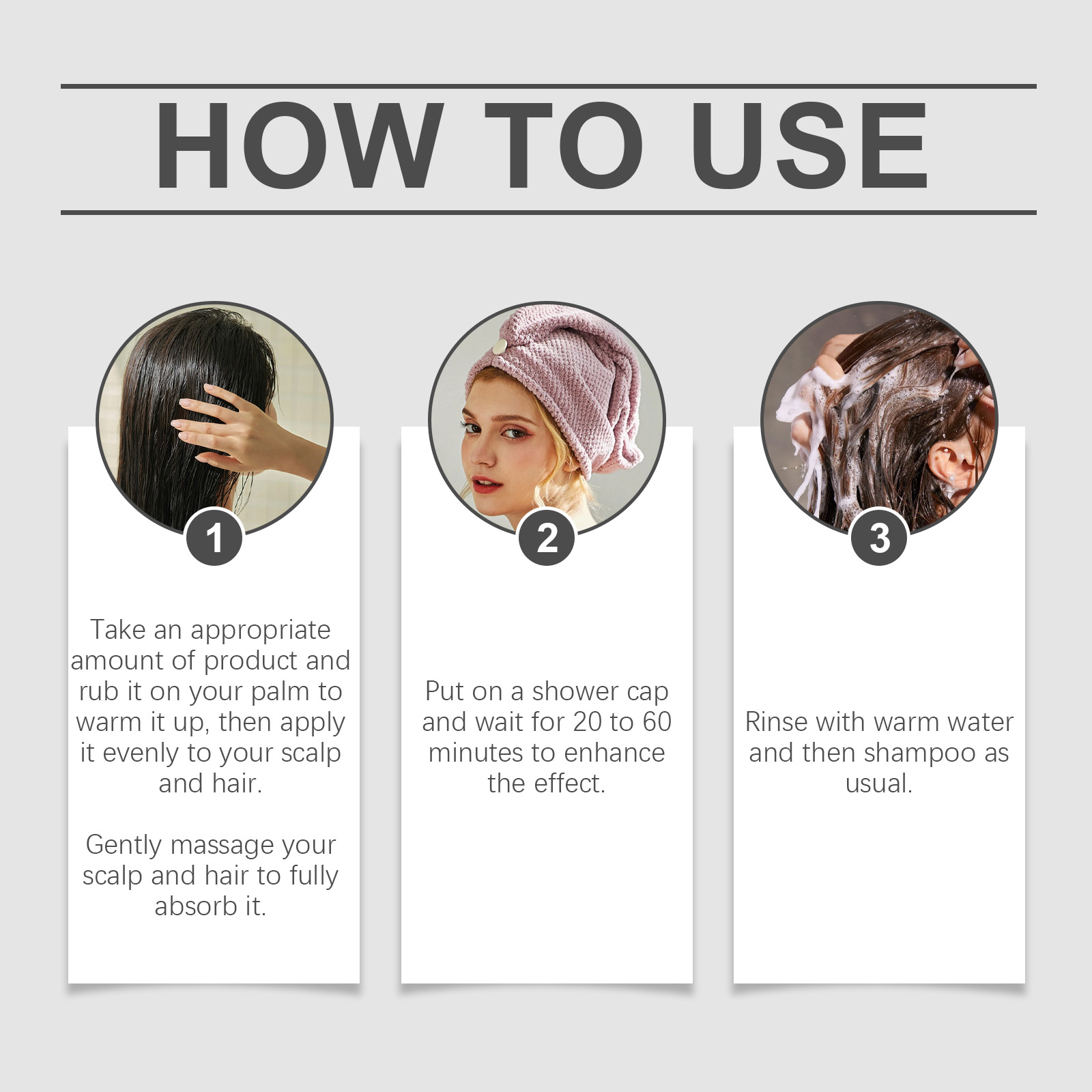 Nourishing, moisturizing, and smoothing hair, improving frizz and smoothing hair care cream
