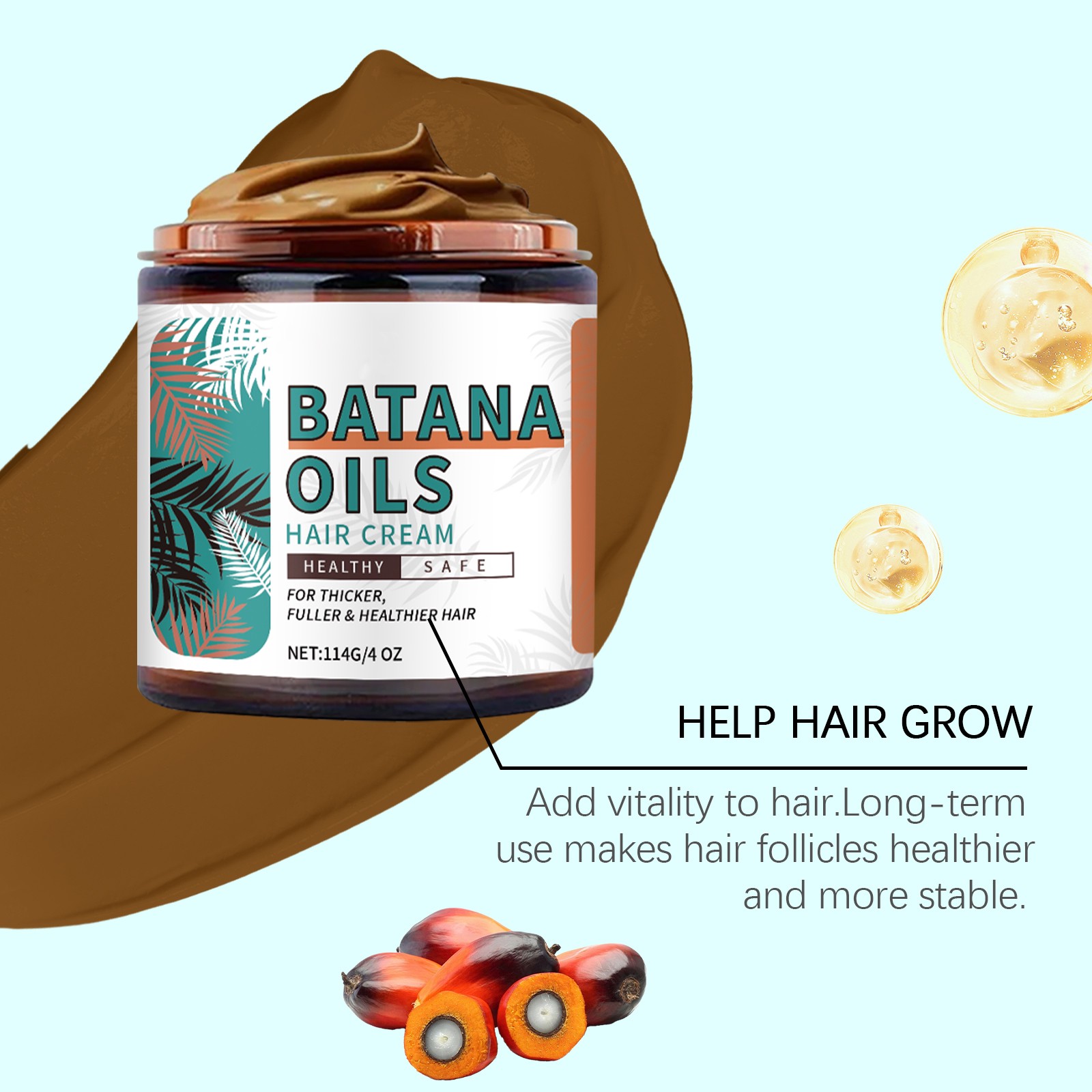 Gentle moisturizing and nourishing hair to improve hair quality, plump and smooth hair care