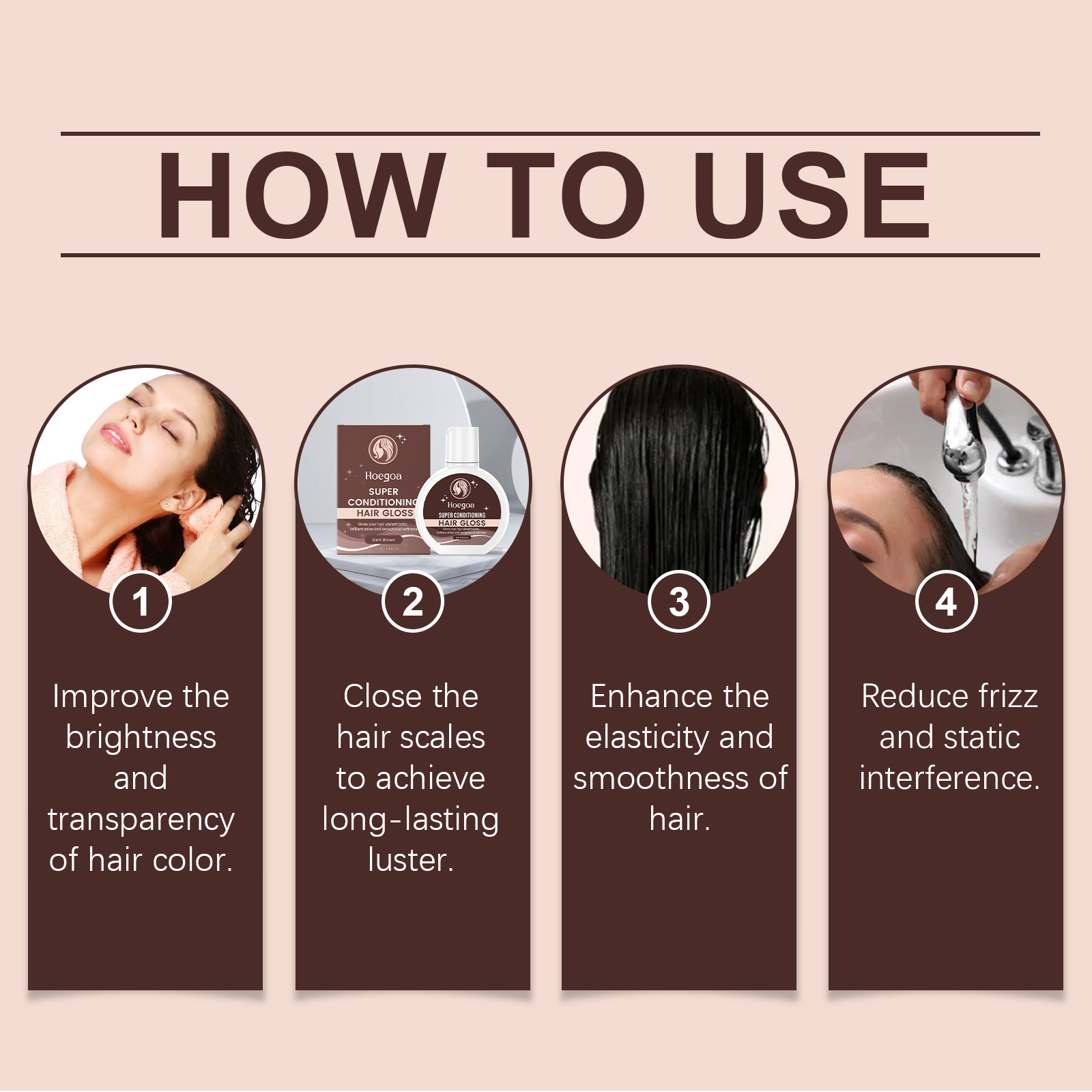 Hair care lotion series gently nourishes and nourishes hair, prevents frizz during dyeing and perming, enhances color and luster