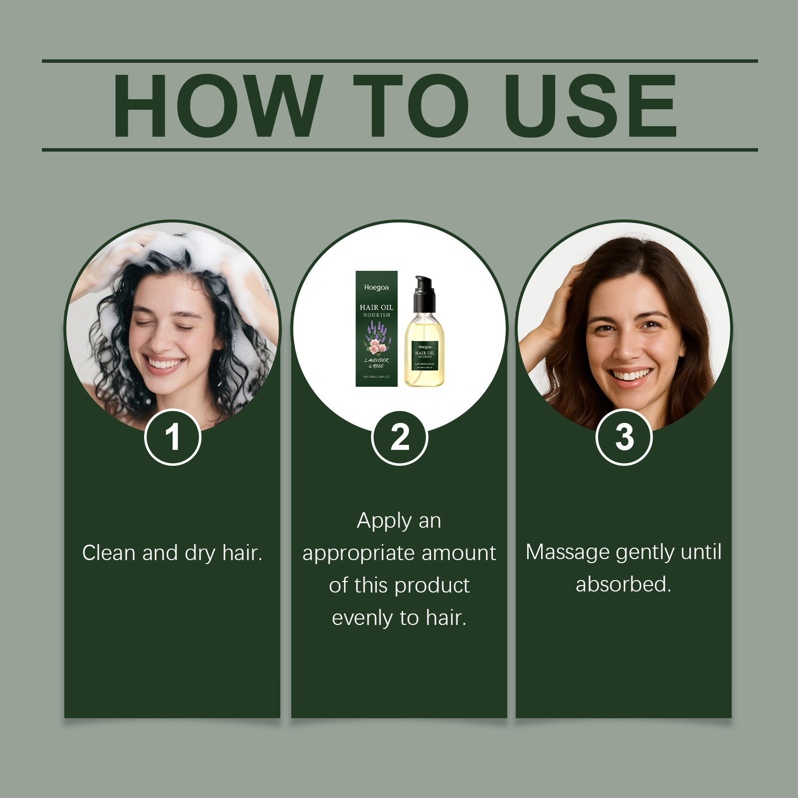 Kaohuo Nourishing and Moisturizing Hair Care Oil Temperature and Smooth Hair, Refreshing Hair, Daily Hair Moisturizing and Caring Oil
