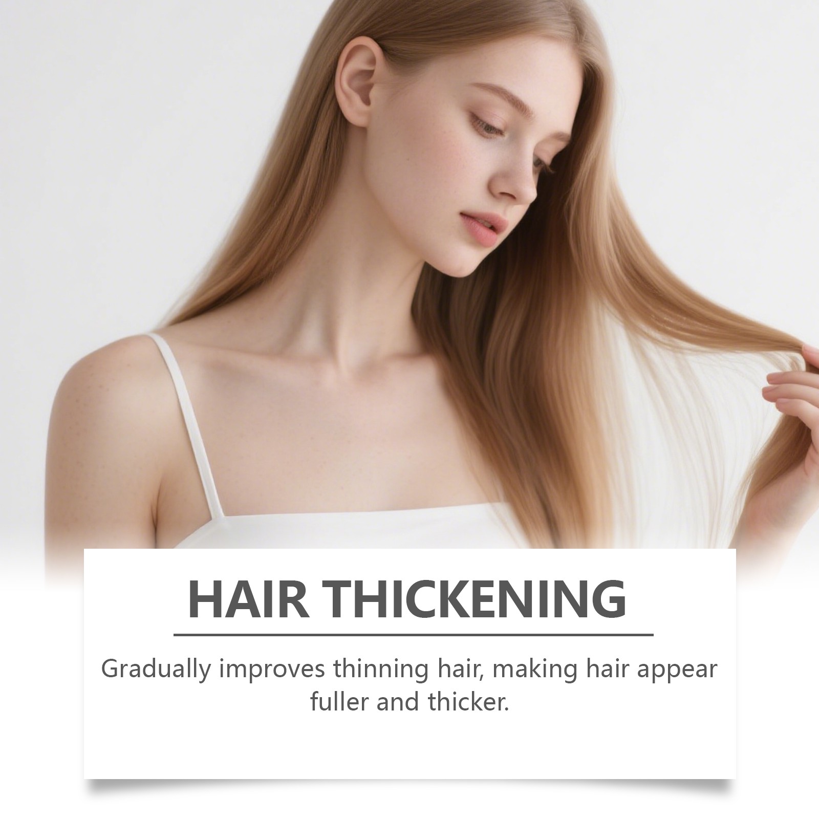 Gentle ingredients nourish, smooth, natural brightening hair care oil
