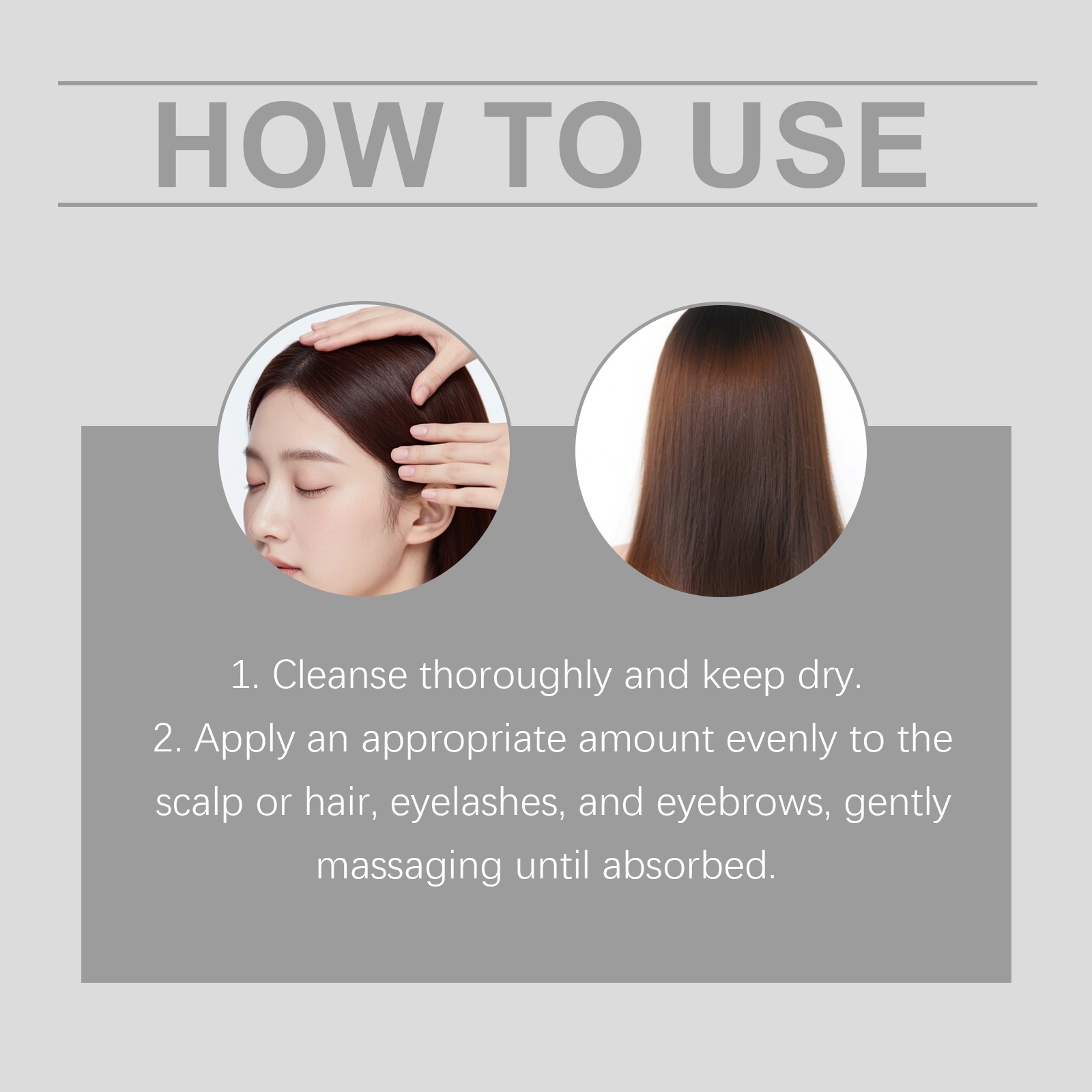 Gentle ingredients nourish, smooth, natural brightening hair care oil