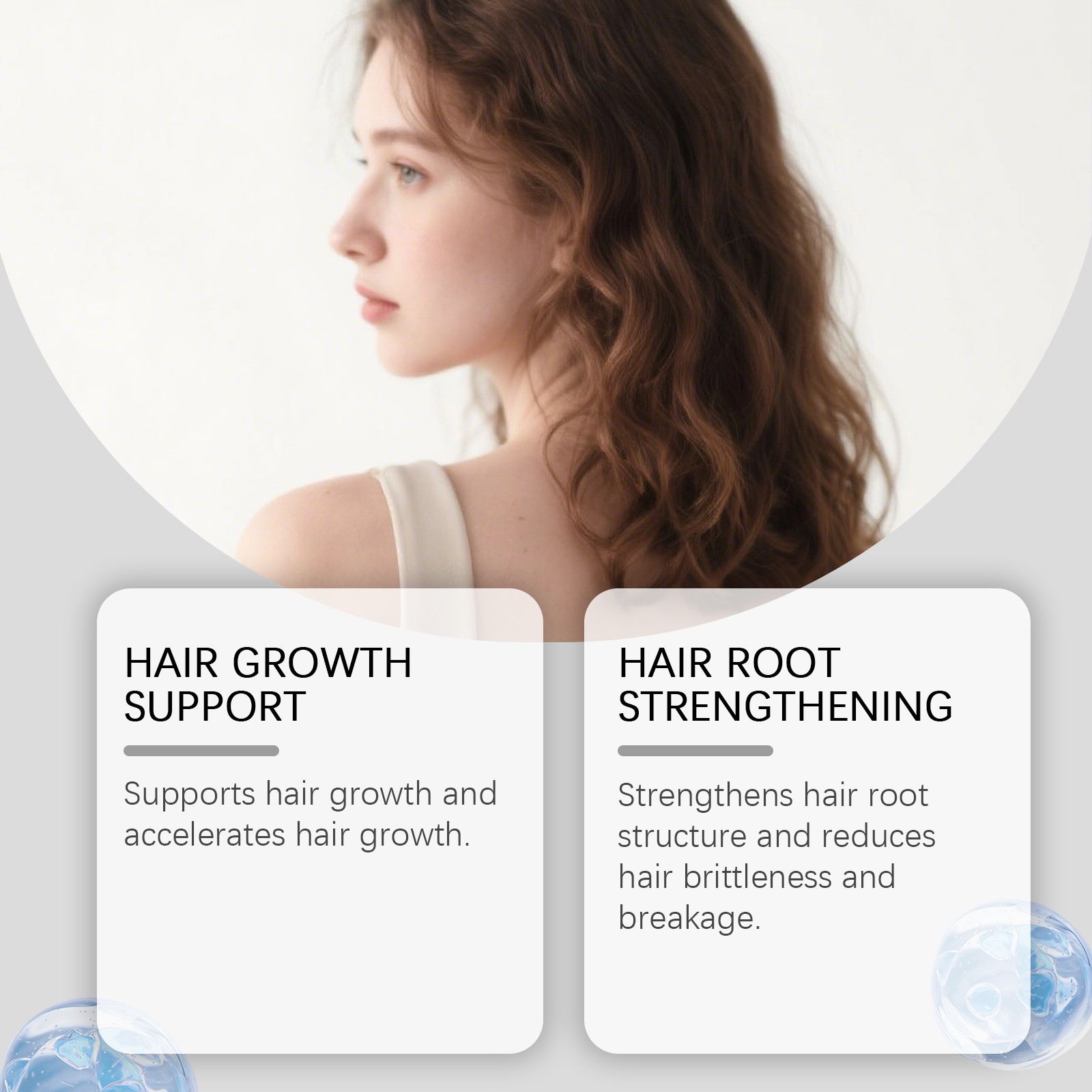 Gentle ingredients nourish, smooth, natural brightening hair care oil