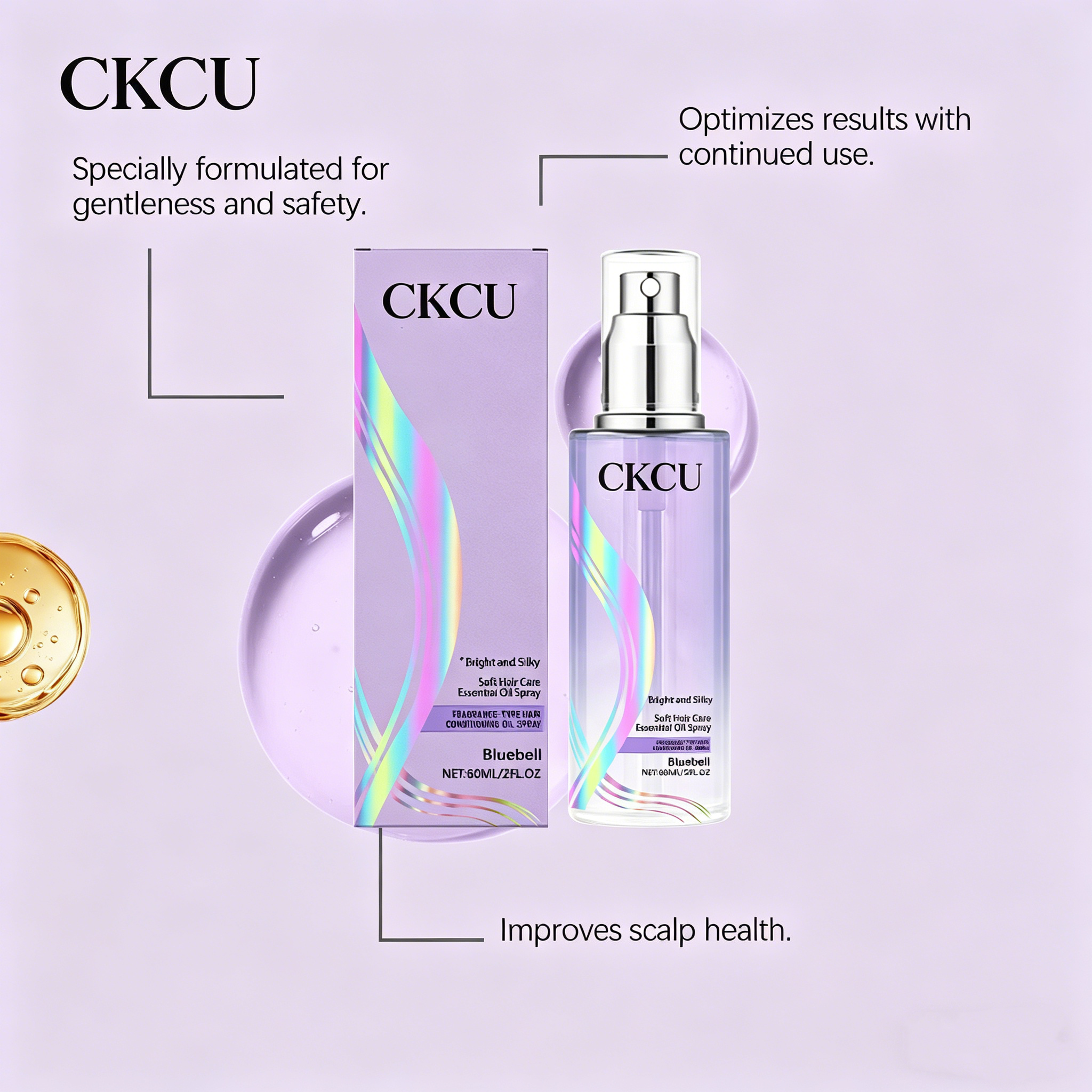 Nutritious, moisturizing, hair care, smooth and shiny hair