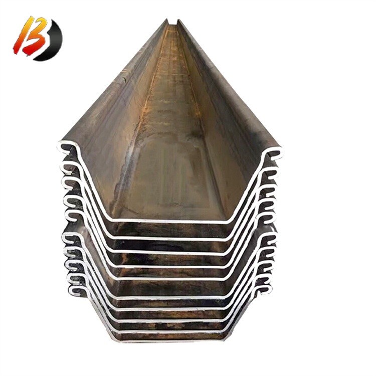A53 Gr.A A656 Gr.50 U-Shaped Steel Sheet Pile