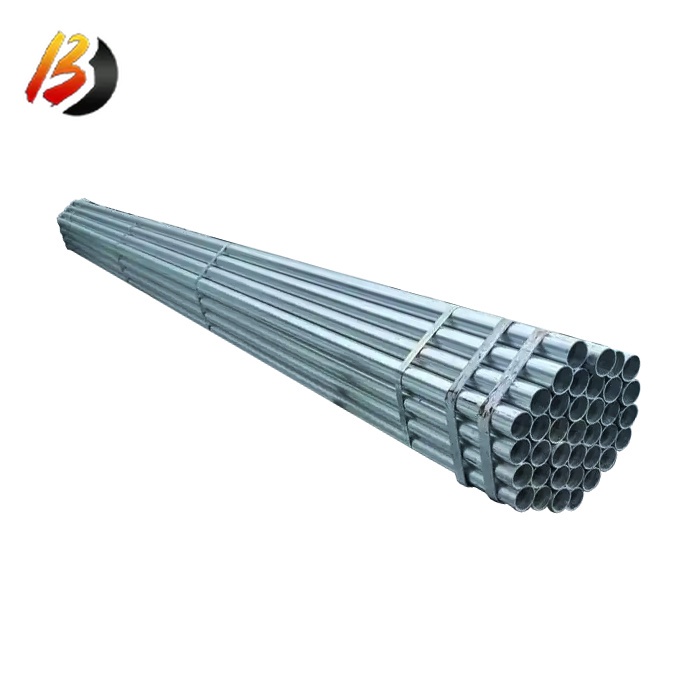 DX51D Galvanized Steel Round Pipe