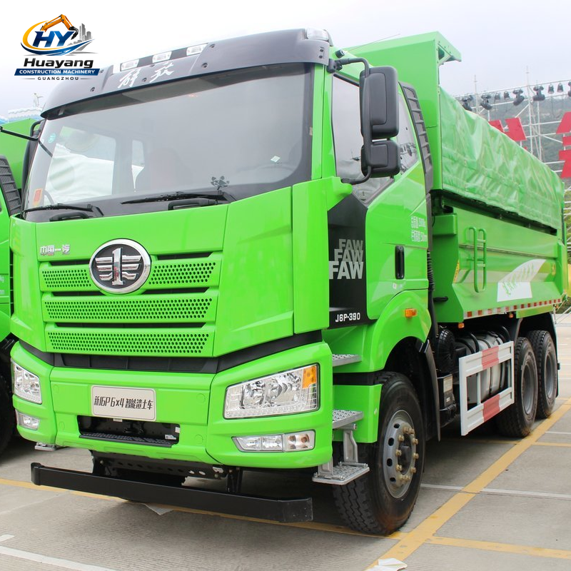 New and Uesd Dump Truck 6x4 FAW J6P 390HP with Made in China