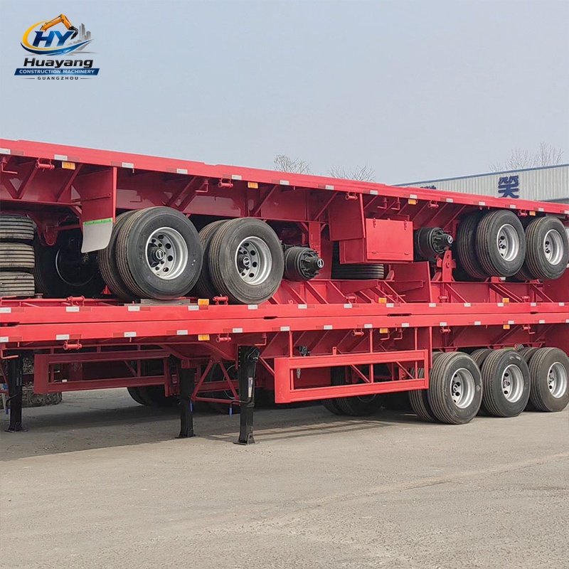 70 Ton 4 Axle Flatbed Trailer