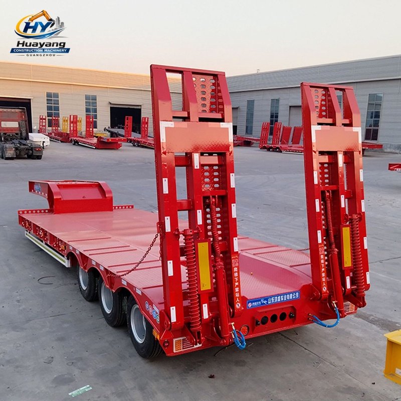 4 Axles Low Bed Trailers