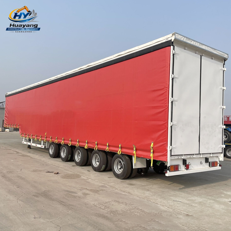 60 Tons Side Curtain Semi-Trailer
