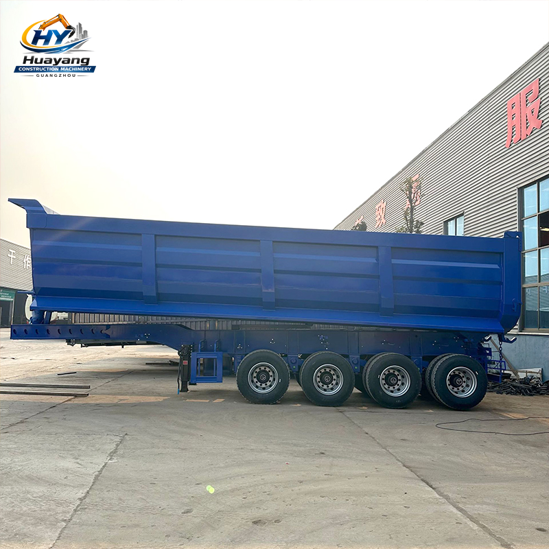 4 Axle U Shape Tipper Trailer