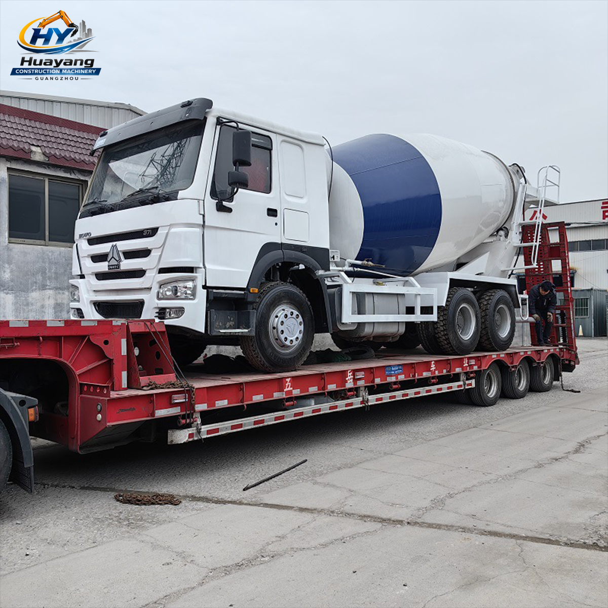 Export Sinotruk Howo 371 6x4 Concrete Mixer Truck