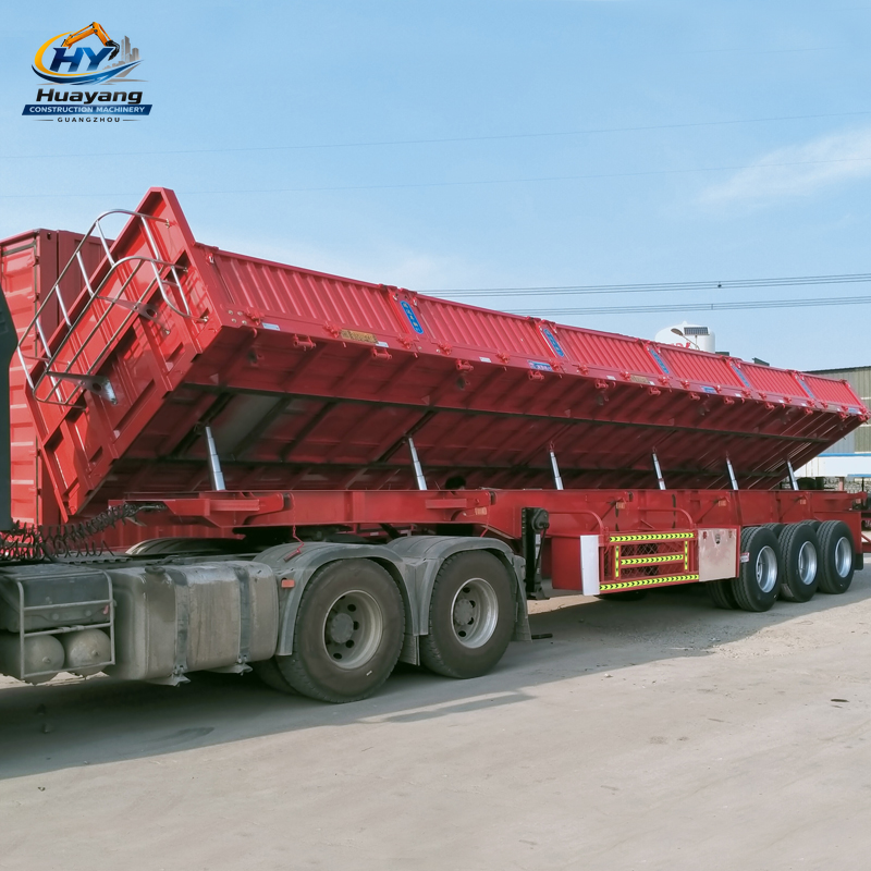 3 Axles 40-50t Side Tipper Semi-Trailer
