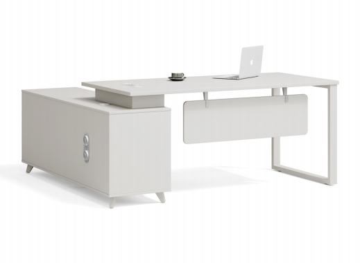 two-person financial desk