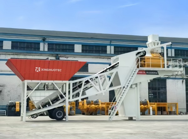 Mobile Concrete Batching Plant