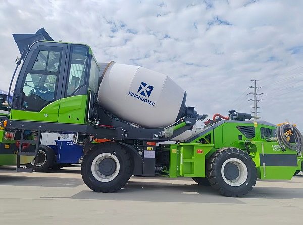 XS-2.6C Self-loading Concrete Mixer Has Been Shipped to Colombia