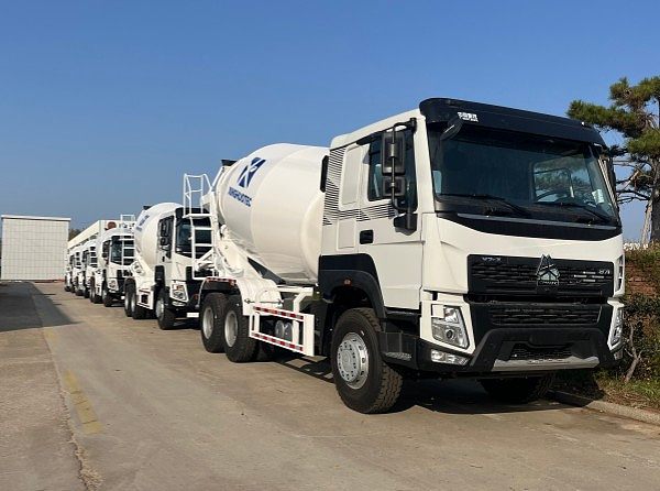 5 Units of 10 m³ Concrete Mixer Trucks Delivered to Chad