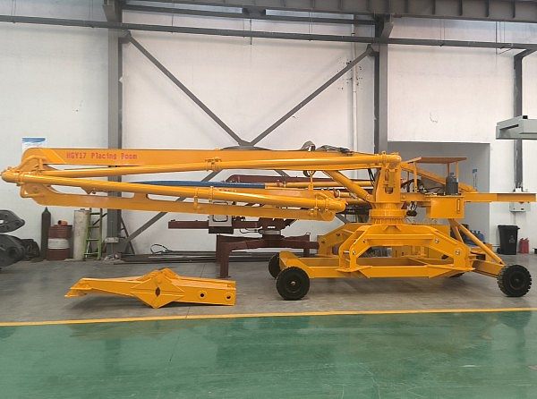 16.5 m Concrete Placing Boom Exported to DRC
