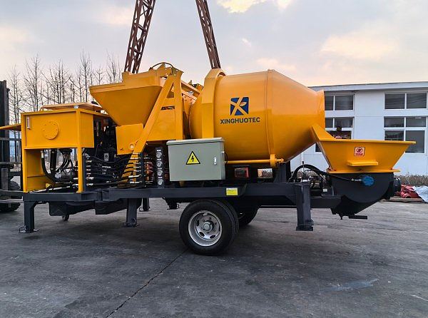 JBS40-10-82R Diesel Concrete Mixer Pump Case in Niger