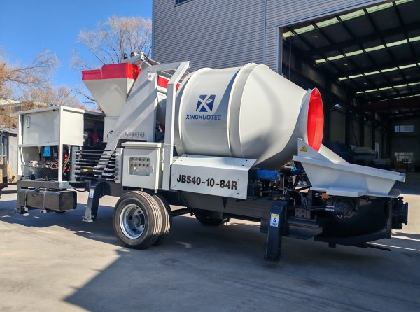 JBS40-10-84R Concrete Mixer Pump Exported to Turkmenistan