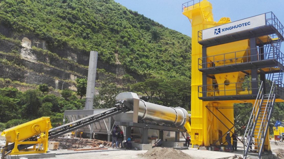 1-Stationary Asphalt Mixing Plant Philippines Project Case