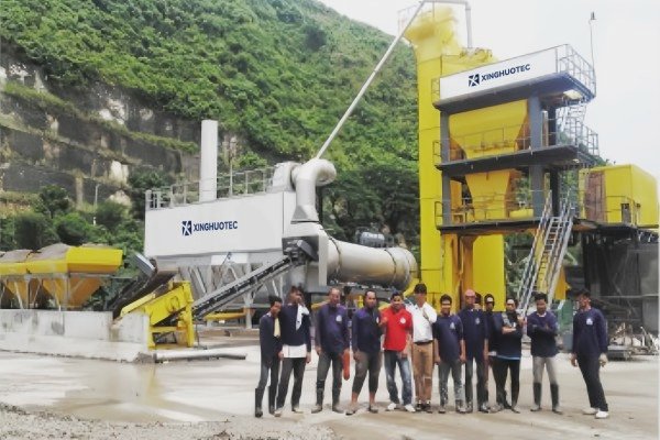 2-Stationary Asphalt Mixing Plant Philippines Project Case