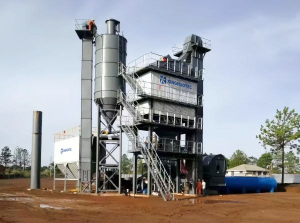 XLQ‑160 Stationary Asphalt Mixing Plant Uzbekistan Project Case