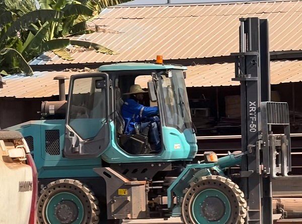 XRTF-50 Rough Terrain Forklift Exported to Tanzania