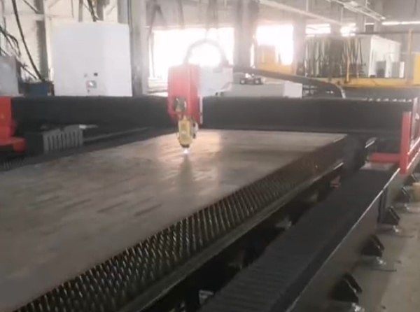 20m×3.2m Gantry Fiber Laser Cutter Delivered to South Korea
