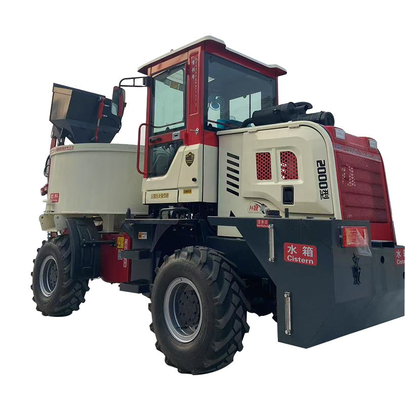 2600Self-loading concrete mixer truck
