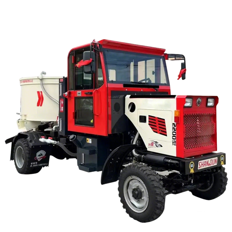 Four-wheel drive concrete mixer truck