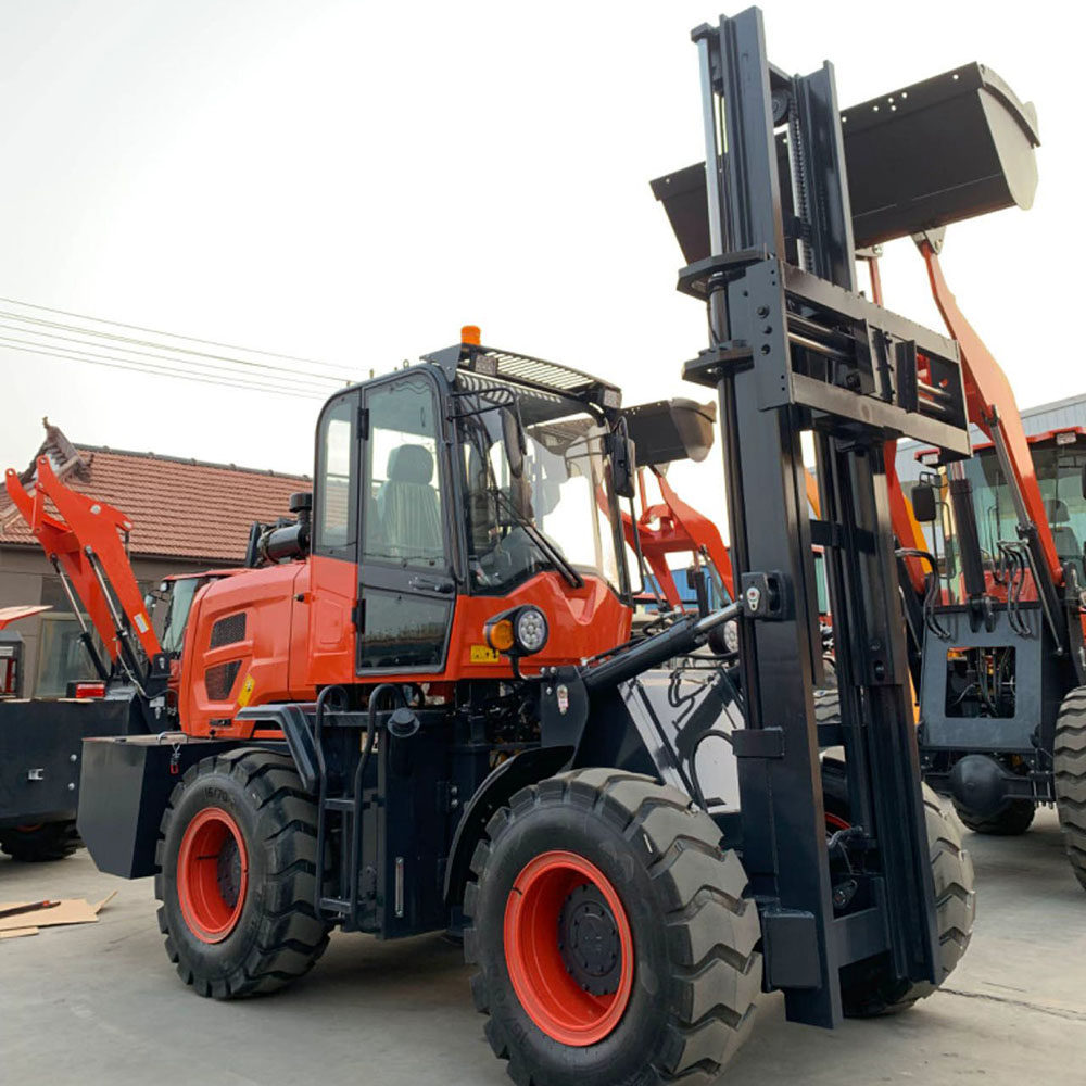 4T Four-wheel drive off-road forklift