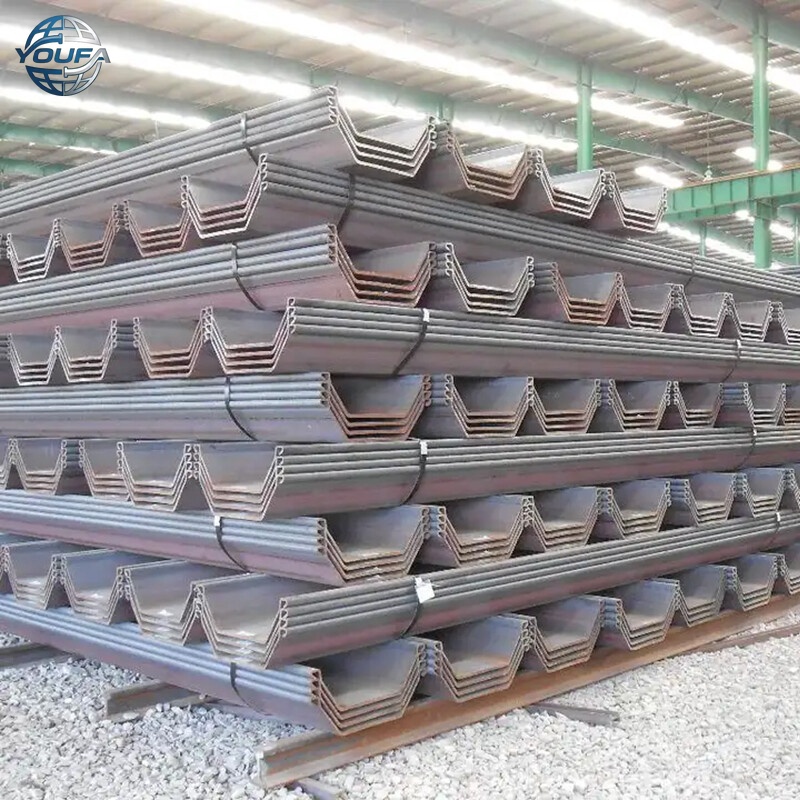 SM 400A SS490B U-Shaped Steel Sheet Pile