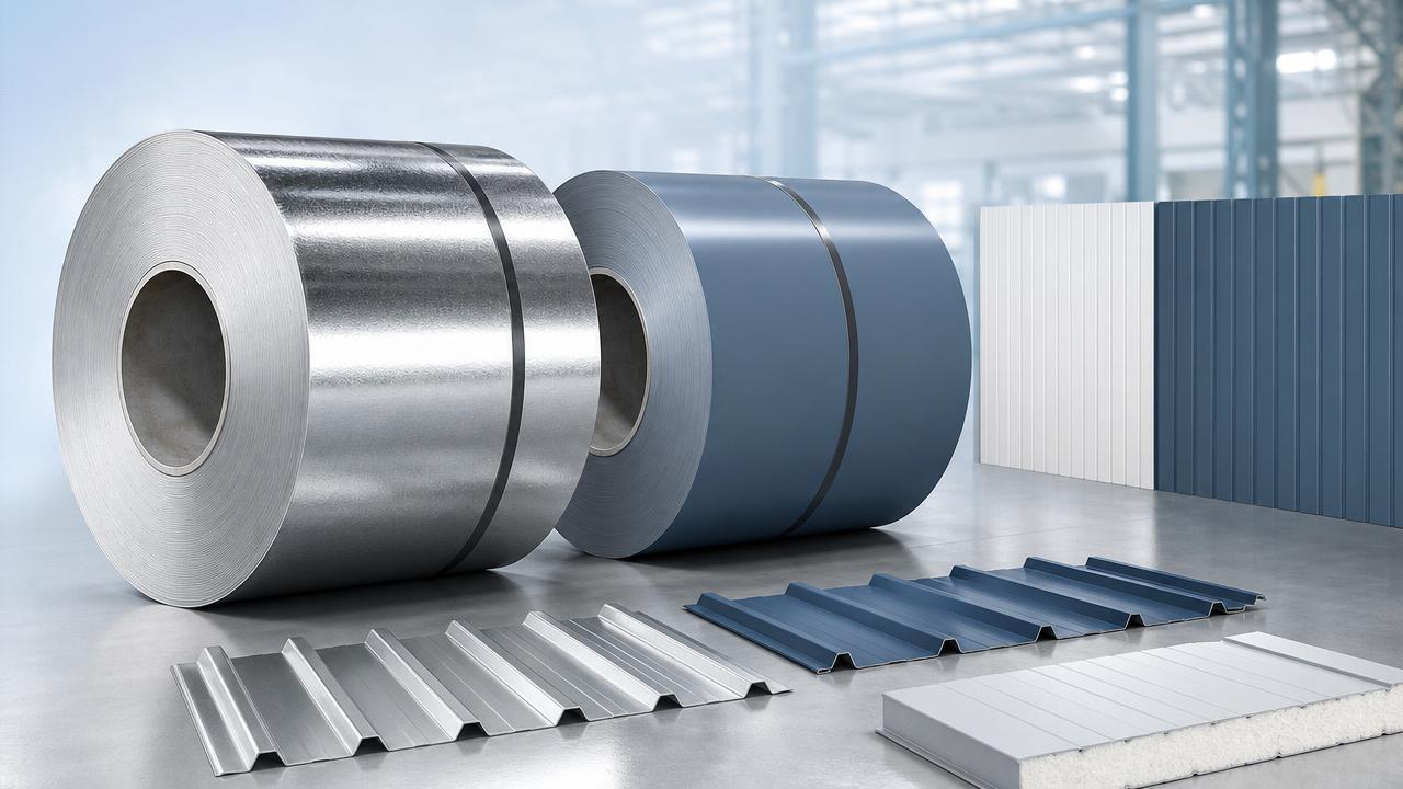 Galvanized Steel Coil vs Prepainted Steel: Cost and Use Case Differences
