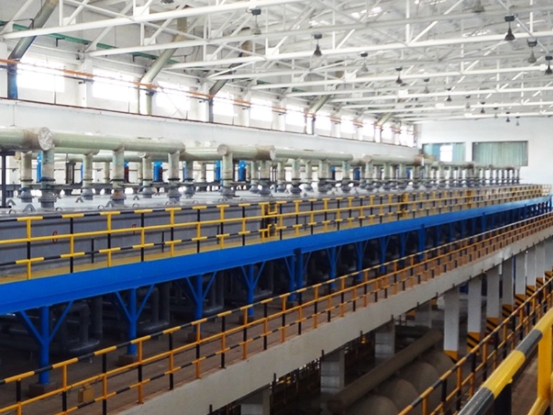 A rare earth technology company's hydrometallurgical production line integrates all PVC equipment.